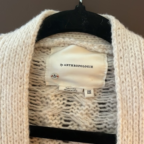 Anthropologie Pearl and Bead Embellished Soft Cardigan Sweater - Picture 2 of 5